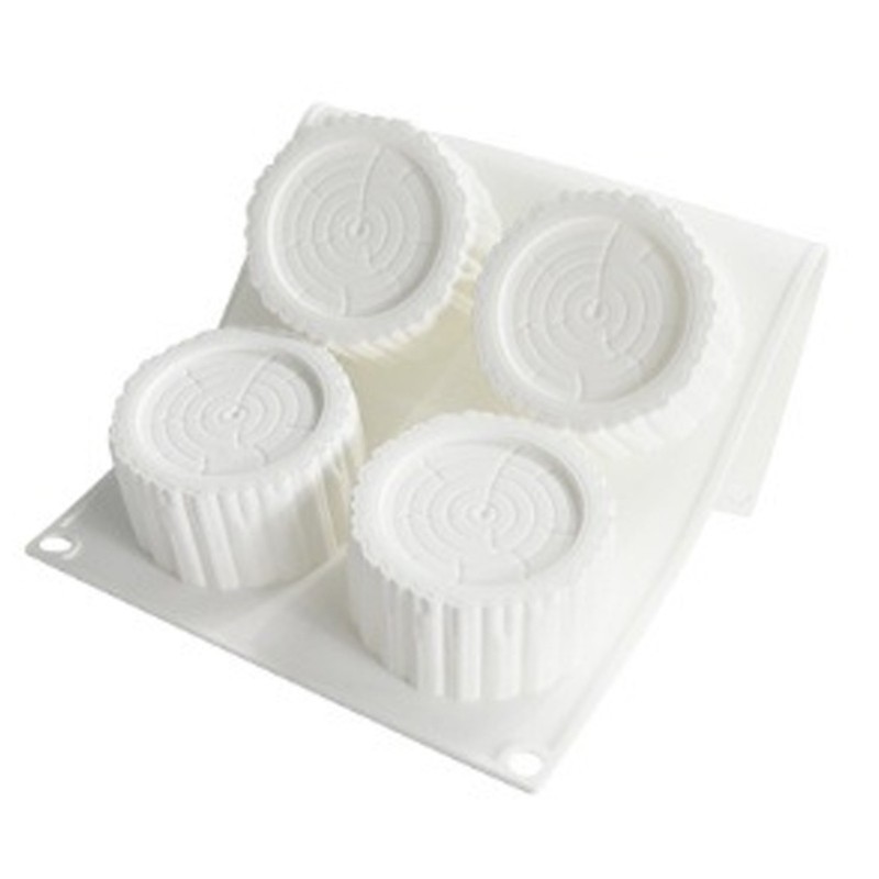 Silicone Mousse Cake Mould for Birthdays and Gatherings Tree Stump Dessert Form gallery