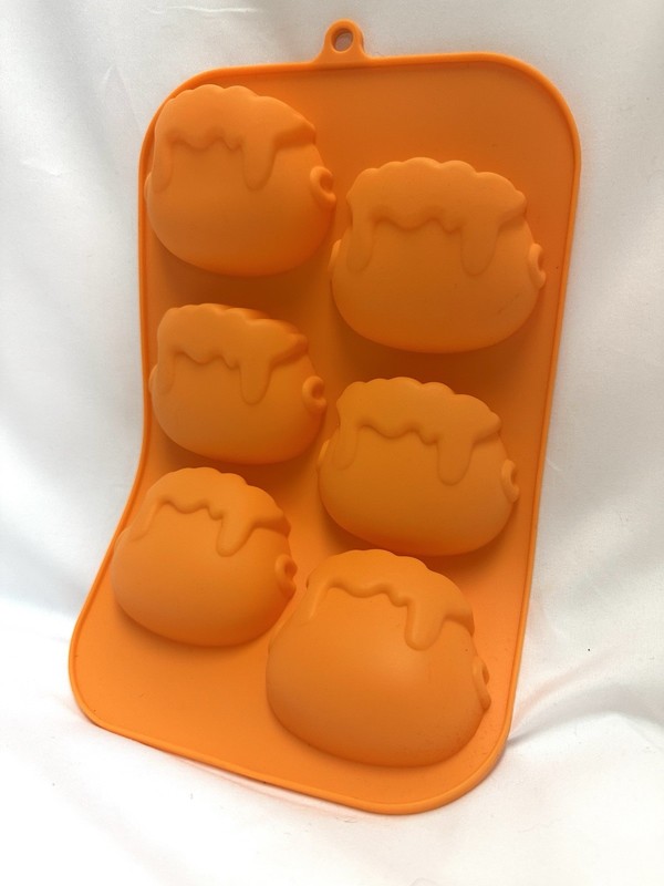 Set of 3 Halloween Silicone Treat/Candy Molds Cauldron, Crystal Ball, Snake, Eye gallery