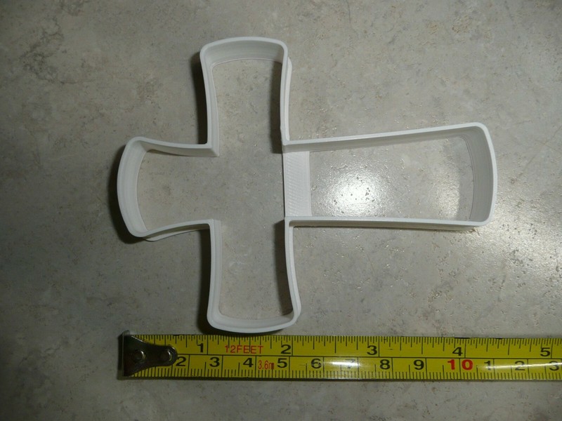 CROSS OUTLINE FLARED ENDS PATTEE STYLE COOKIE CUTTER USA PR4272 gallery