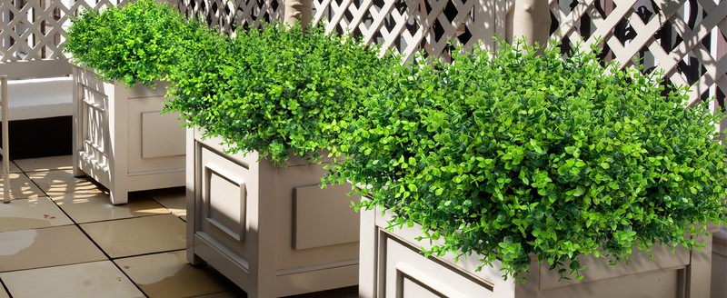 12 Bundles Greenery Artificial Plants Outdoors, Eucalyptus Stems UV gallery