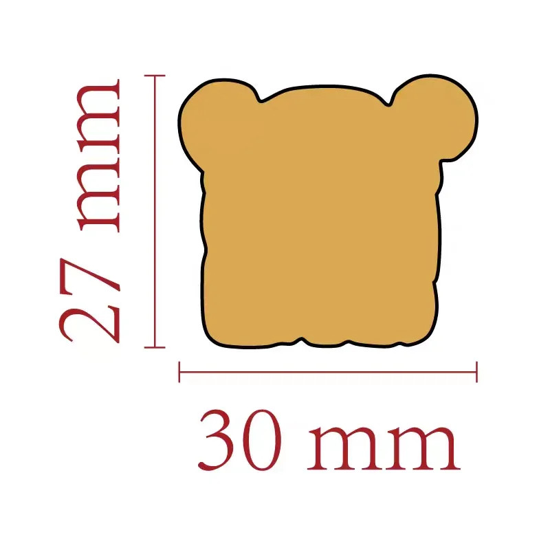Bear Dog Shaped Cookie Cutters Plastics Small Cat Baking Molds Mini Dog DIY Cake gallery