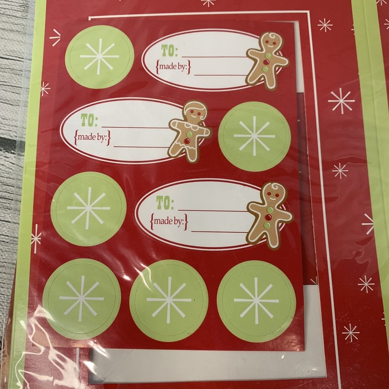 2 Paper Christmas Packaging Box for Candy Cookie Baking Gift Boxes Decor Sticker gallery