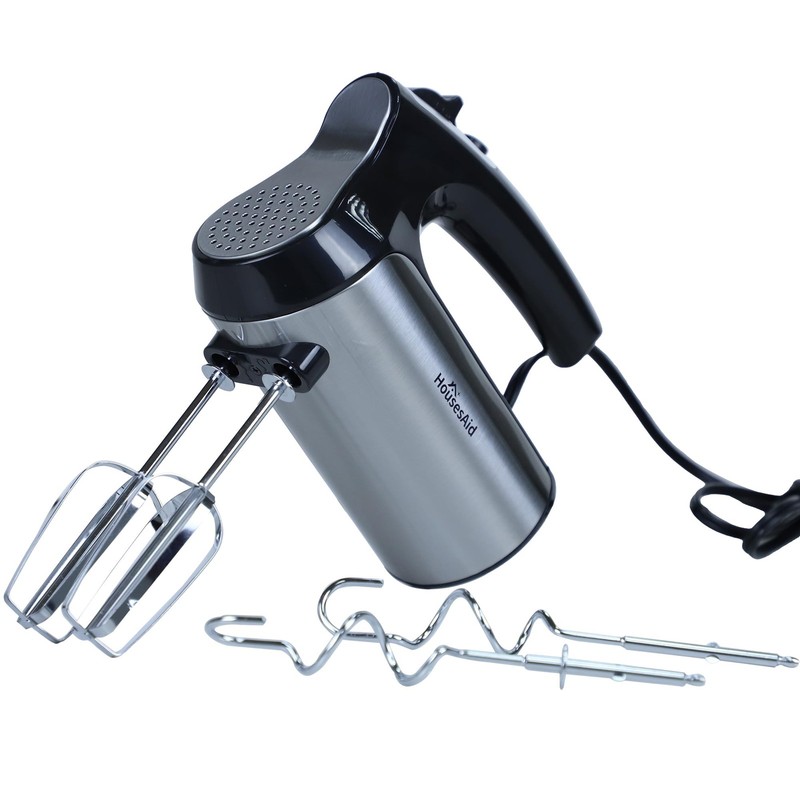 200W Hand Mixer, Lightweight Electric Mixer with Turbo Function, 5-Speed Hand…
