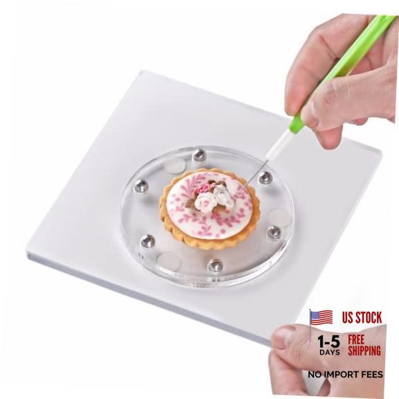 Cookie Decorating Turntable, Sugar Cake Cookie Decorating Supplies Kit-with