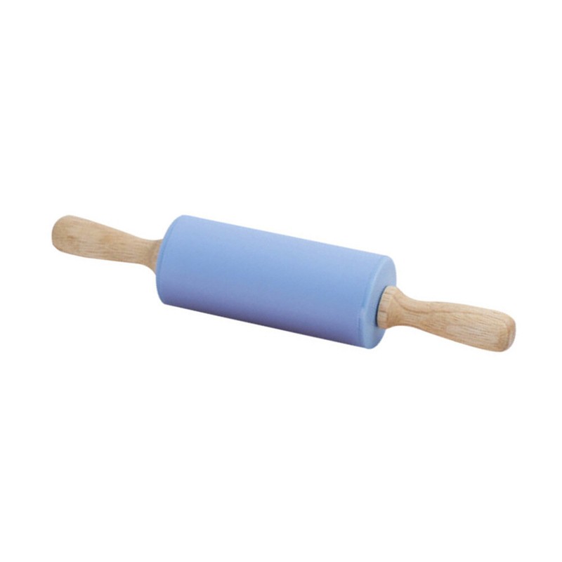 Bread Roller Kids Kitchen Rolling Pin Non Stick Mini Wooden Toy Dumpling gallery