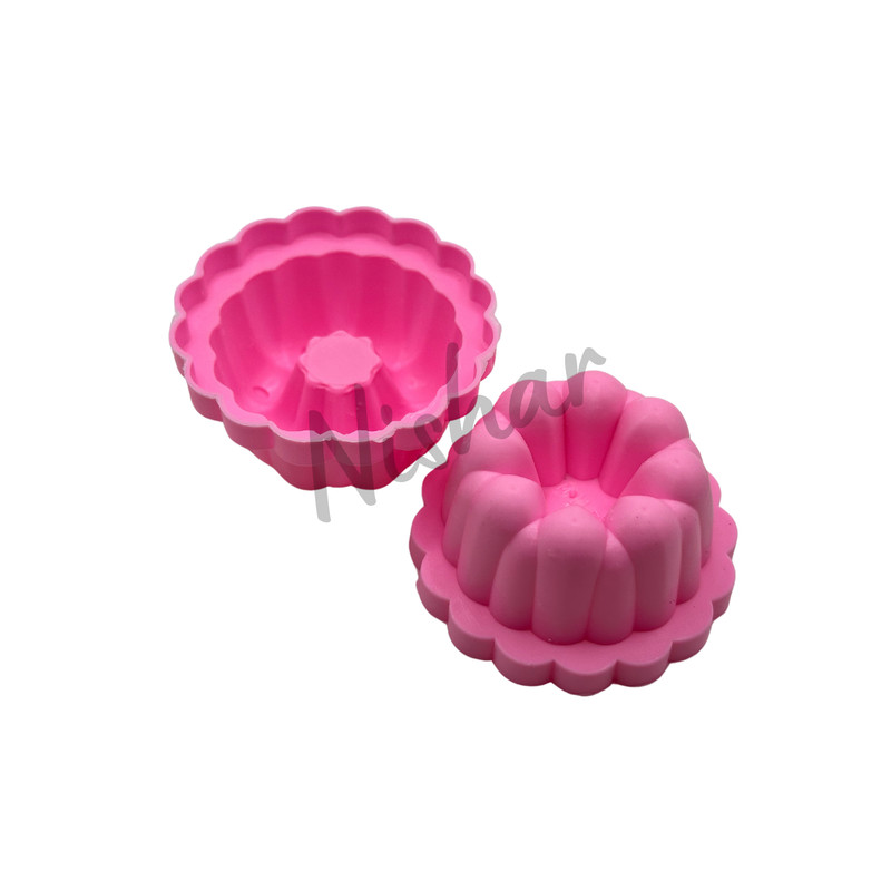 Puto Molds Pichi pichi Kutsinta Cups Dessert 12 PIECES 7cm diameter Pink Color gallery