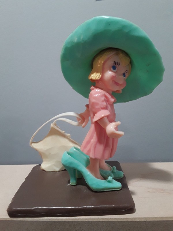 Vintage Wilton Girl Dress Up Cake Topper Figurine 1979 gallery