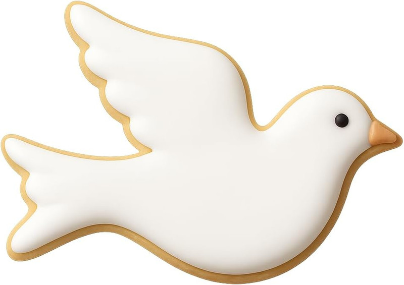 Dove Cookie Cutter 4.25 Inch –Tin Plated Steel Cookie Cutters – Dove Cookie Mold gallery