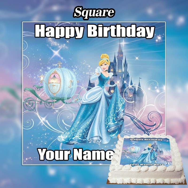 Edible Cinderella Cake Topper gallery