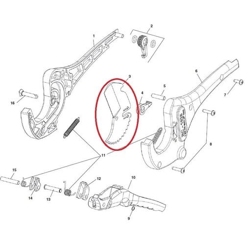 Ridgid 27858 Model Rcb-1625 Replacement Blade For Rc-1625 Ratcheting Plastic gallery