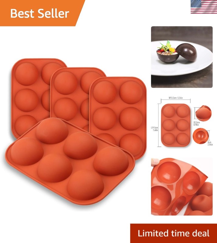 Versatile Semi Sphere Silicone Molds – Perfect for Hot Chocolate Bombs & Mousse