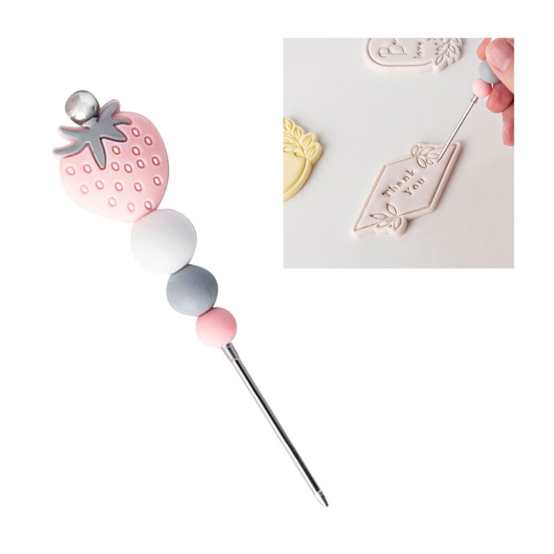 Exhaust Needle Strawberry Theme Cake Icing Needle for Beginner Kitchen Tool gallery
