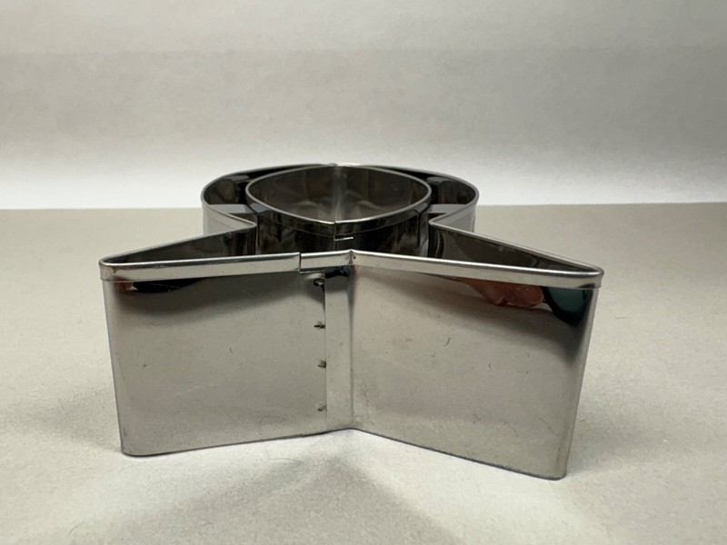 PUFF PASTRY CookieCutter Bentson West Designs 6" Double Fish Stainless Steel NEW gallery
