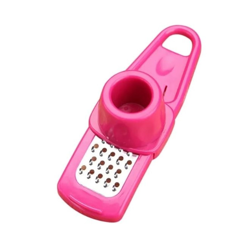 Angel’s Peel Lounge Multipurpose Garlic Mincer and Crusher Small, Pink