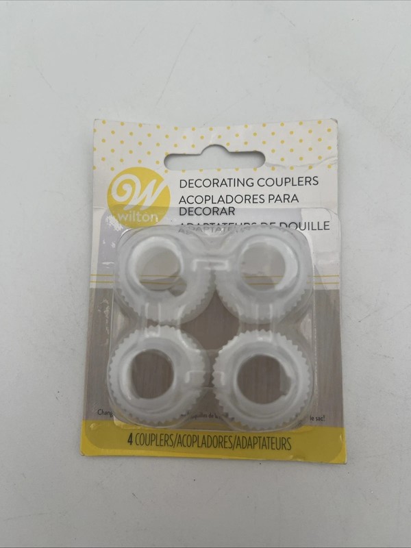 Decorating Couplers 4/Pkg Cake Icing Piping Tool Set – Item #070896419897