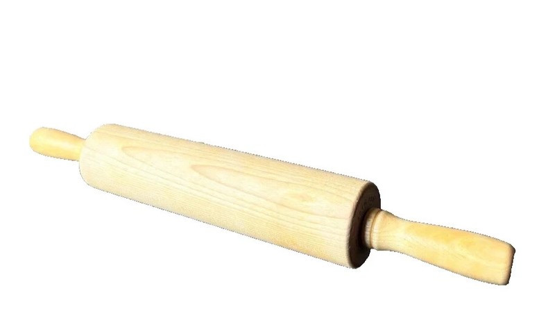 J.K. Adams Maple Wood Gourmet Pastry Rolling Pin – 12″ x 2.25” Made in USA