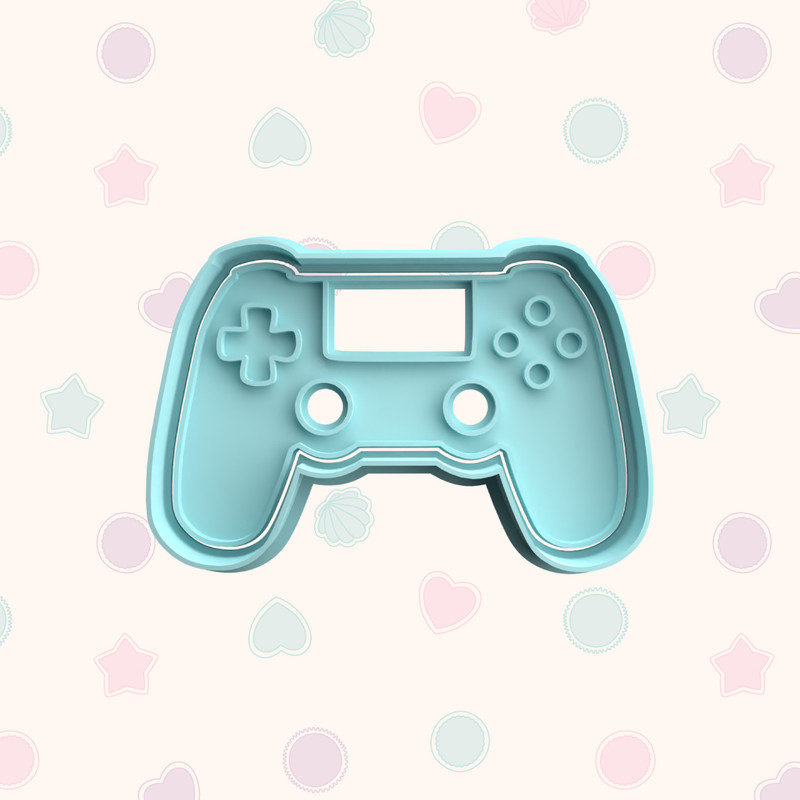 Games Controller Fondant Stamp & Cutter Embosser Set gallery