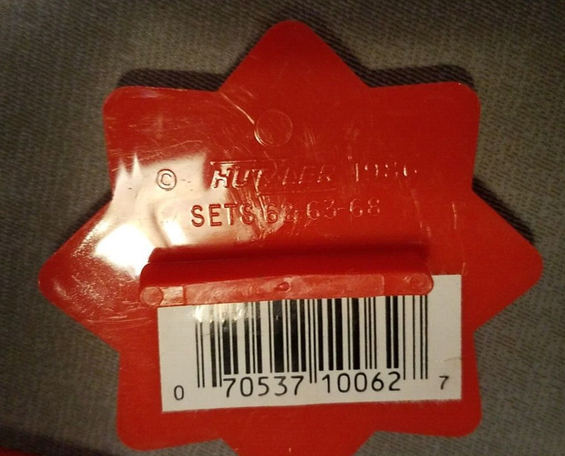 5 NEW vtg 1986 Hutzler Christmas cookie cutters angel bell Santa tree star gallery