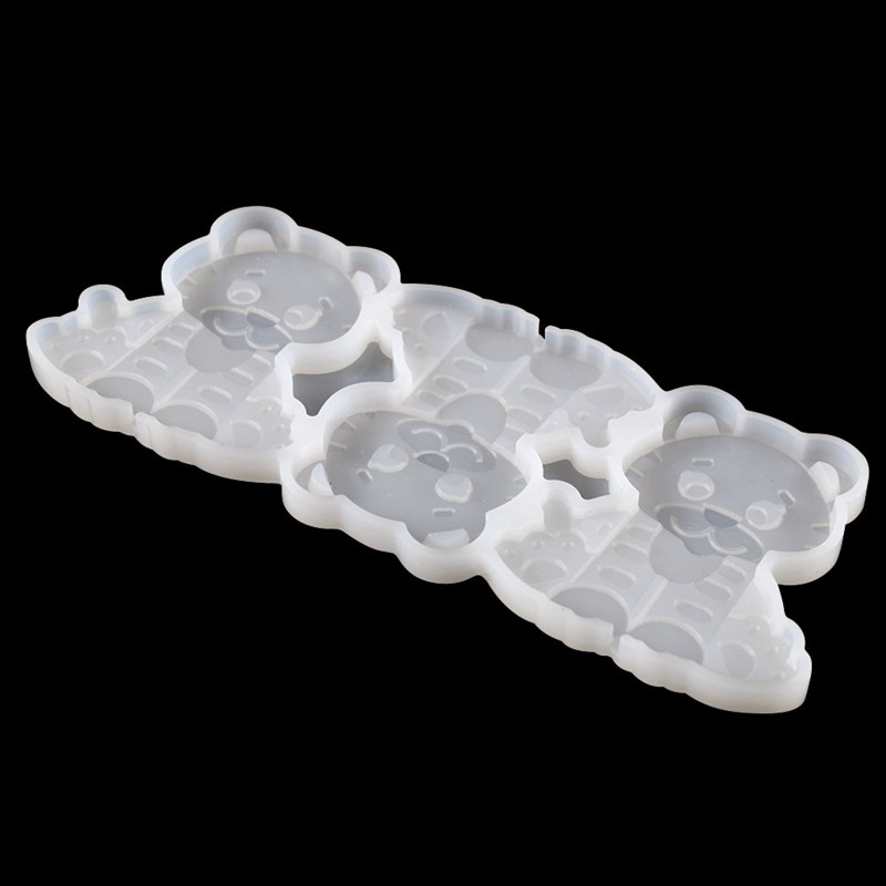 3 Holes Tiger Lollipop Shaped Molds Silicone Cake Mold Non-stick Chocolate Mould gallery