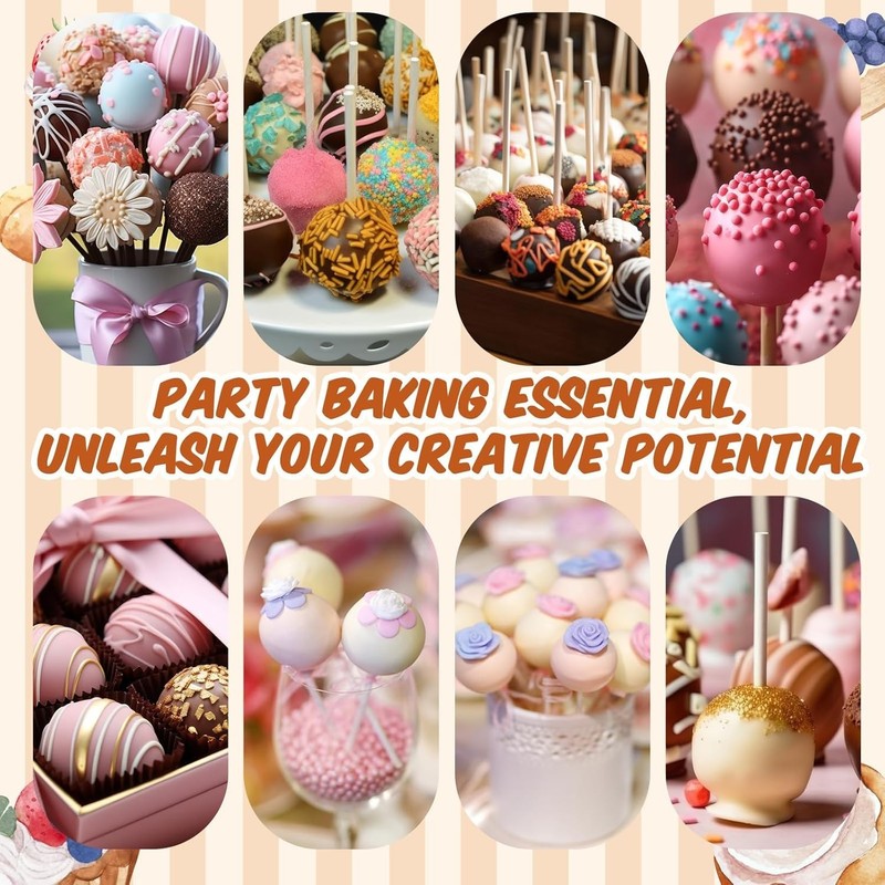2 Pcs Round Cake Pop Mold Press Set, Valentine's Day Circle Cake Pop Cutter a... gallery