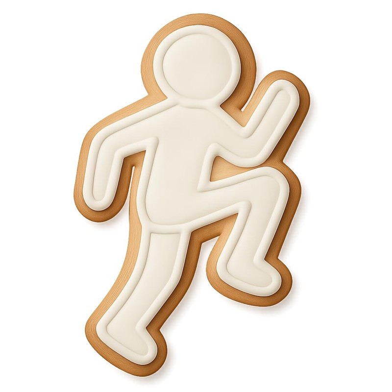High Knee Run Cookie Cutter & Stamp, Fondant & Clay – 4×3