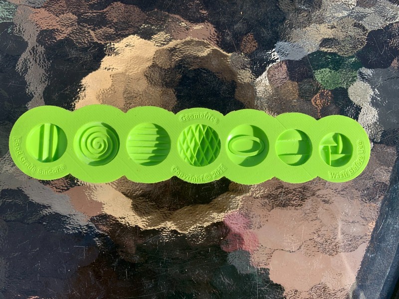 Geometrics Buttons Mold by Marvelous Molds