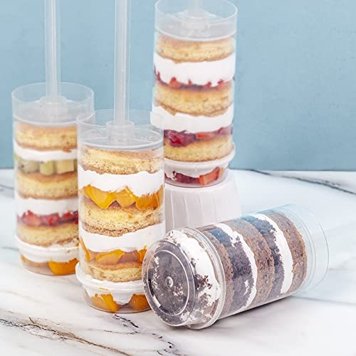 ihomecooker Clear Push-Up Cake Pop Shooter (Push Pops) Plastic Containers wit... gallery