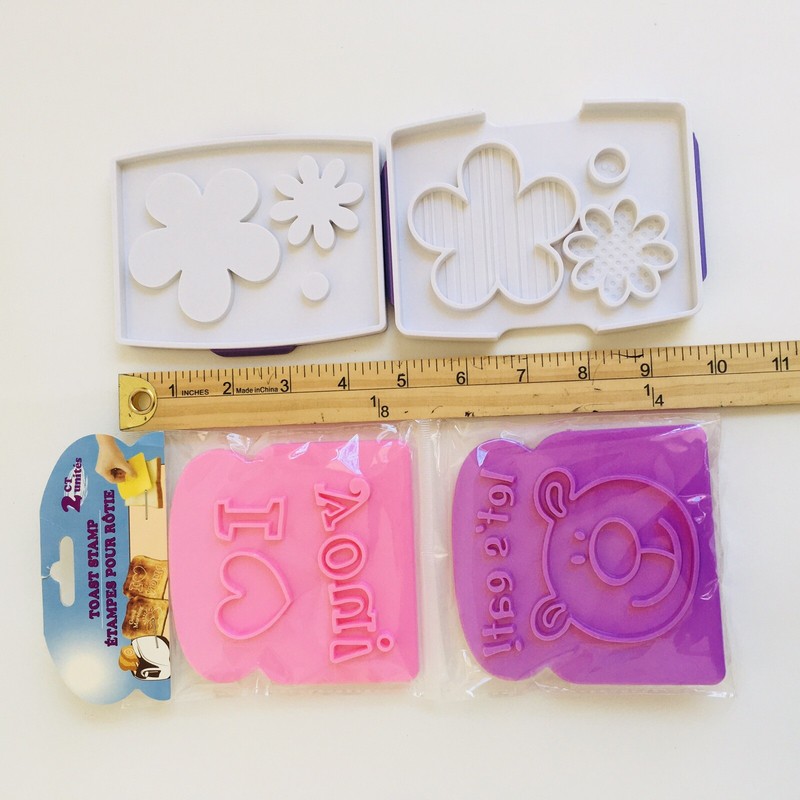 Wilton Fondant Cut & Press Button Flower + Toast Stamp ( Open Box ) H-452 gallery