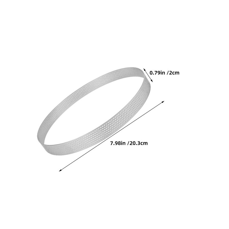 12 Pcs Tart Rings for Baking Molds Circle Mousse Cake Dessert Bake gallery