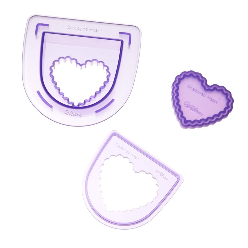 Wilton Cutting Insert Set Layered Heart for Sugar Sheets & Gum Paste NEW