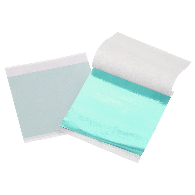 100pcs Foil Candy Wrappers 3.5″ x 3.5″Chocolate Bar Wrappers (Cyan)]