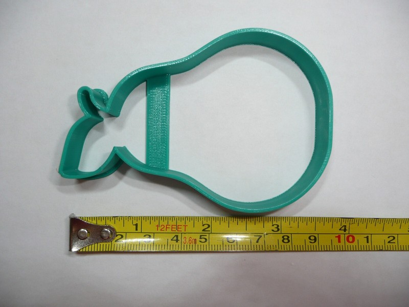 PEAR FRUIT SHAPE OUTLINE COOKIE CUTTER USA PR5285 gallery