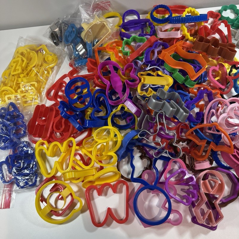 Cookie Cutters Over 120 Letters • Numbers • Shapes Plastic Fondant Gum Paste