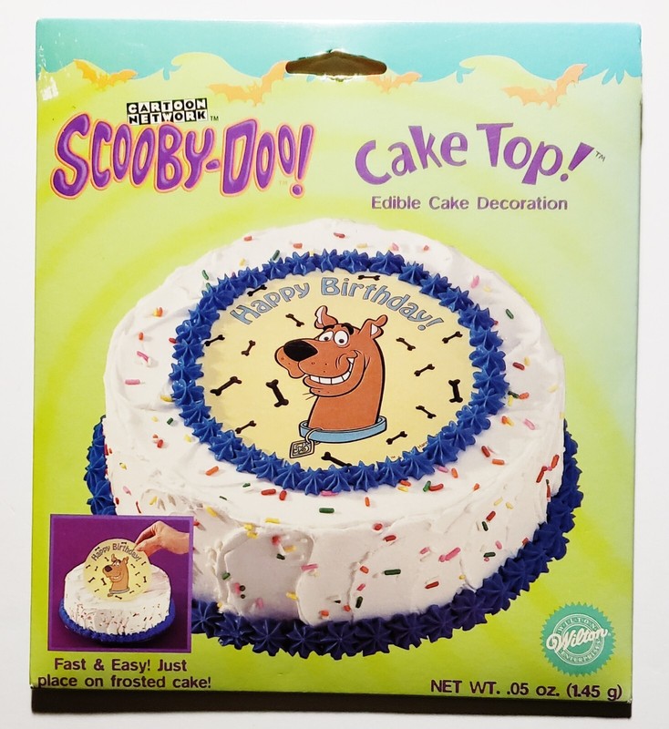 Vintage 1999 Wilton Scooby-Doo! Cake Top Edible Decoration *NEW* Cartoon Network