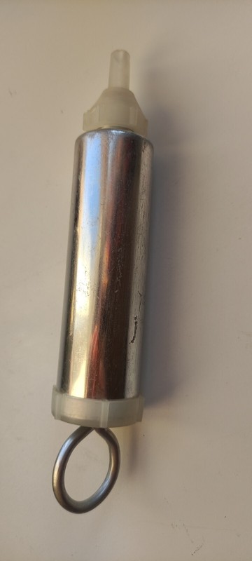 Vintage new culinary syringe, cake decorating tool USSR kf455