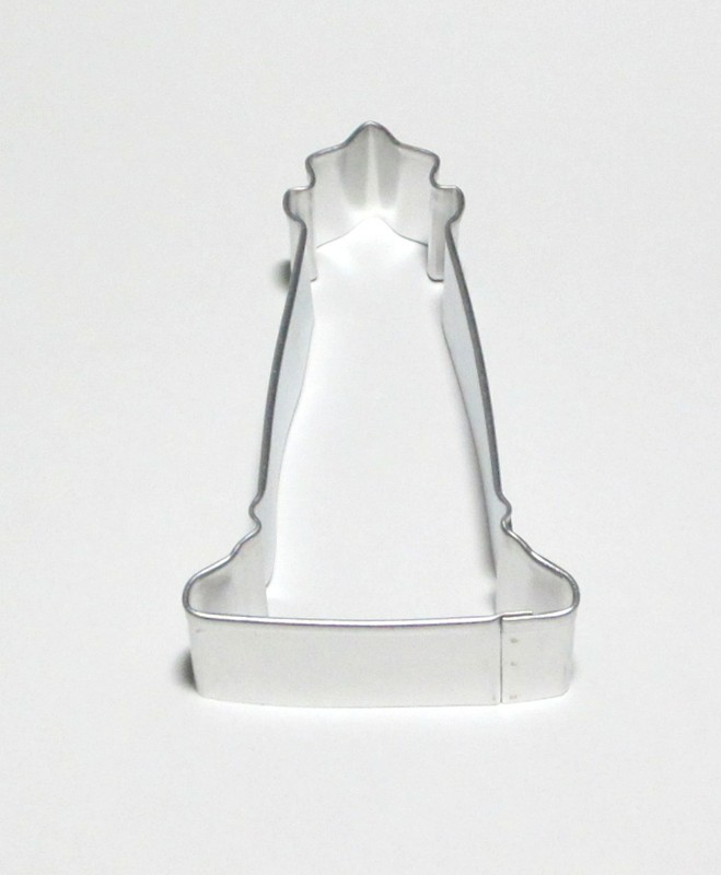 4⅝" Lighthouse Cookie Cutter Tin Steel Sea Ocean Beach Nautical Sailing Party gallery