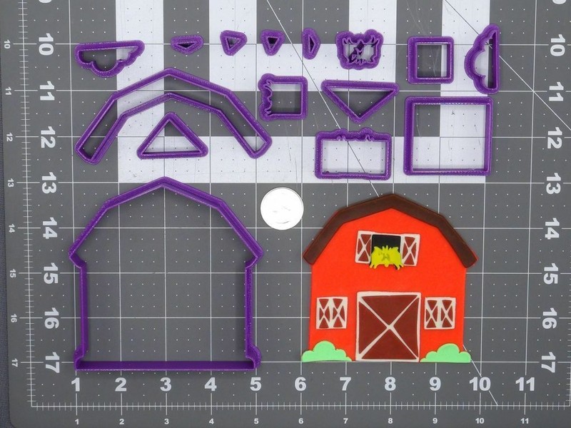 Barn 266-D316 Cookie Cutter Set