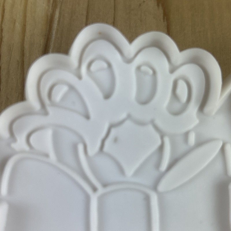 Golden Rings Cookie Cutter 3” White With Handle 12 Days Of Christmas gallery