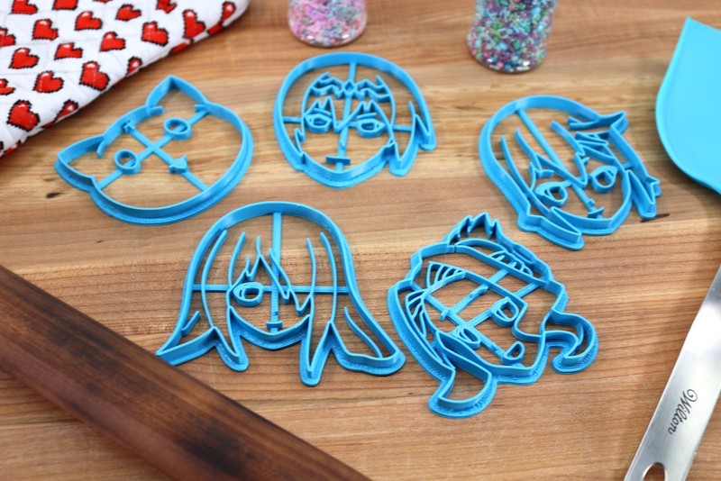 KonoSuba Side Characters Cookie Cutters - Anime Baking gallery