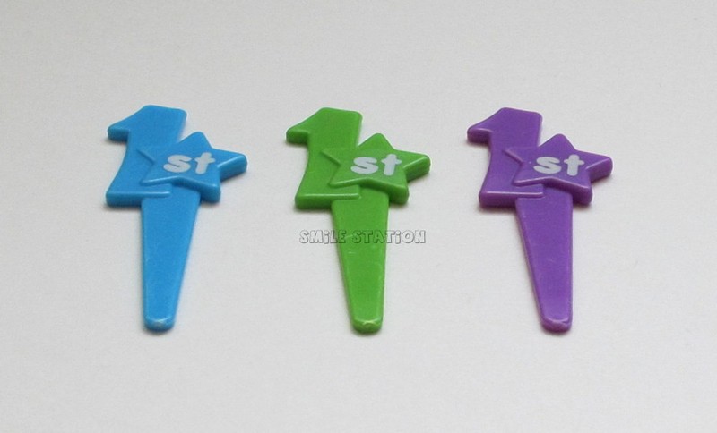 12 Baby 1st Birthday Cup Cake Picks Topper Decoration Decor Milestone Party One gallery