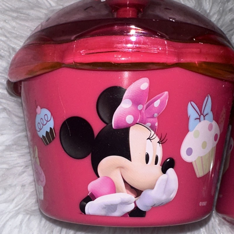 Minnie Mouse Cupcake Holder Mealtime Magic Storage Container Disney Store D4 gallery