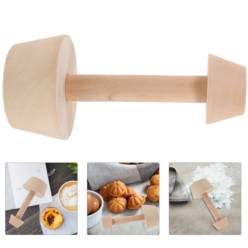 Double Ended Wooden Tart Tamper Tart Mold Pie Pastry Dough Tamper Kitchen gallery