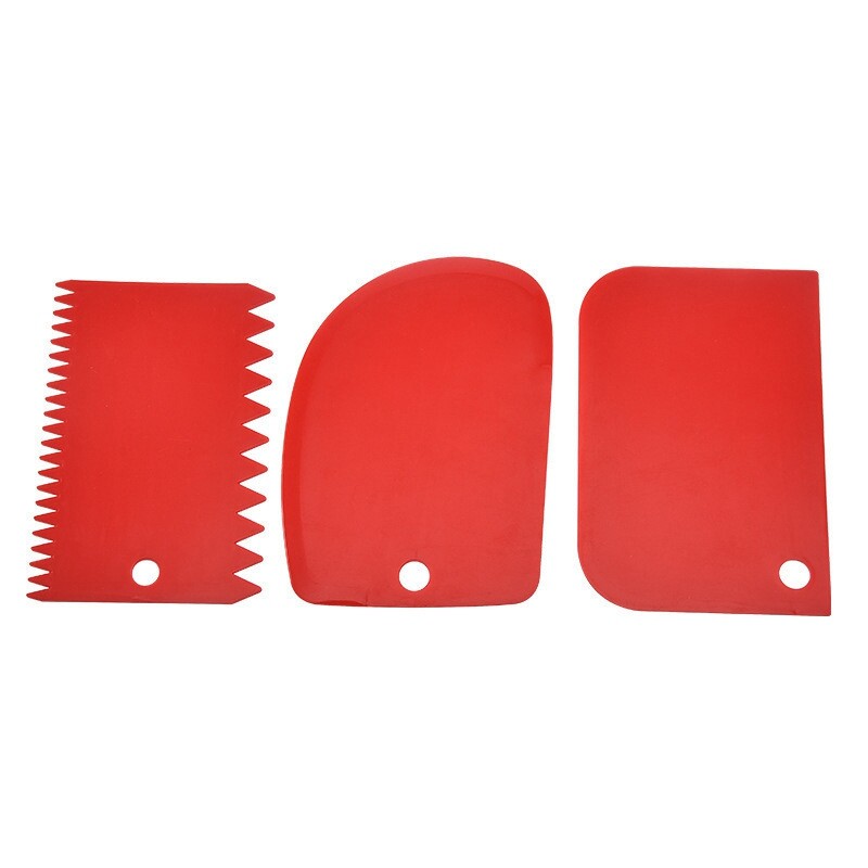 Comb Baking Tool Icing Scraper PIECES Smooth Smoother Smoothing cutting Cake gallery