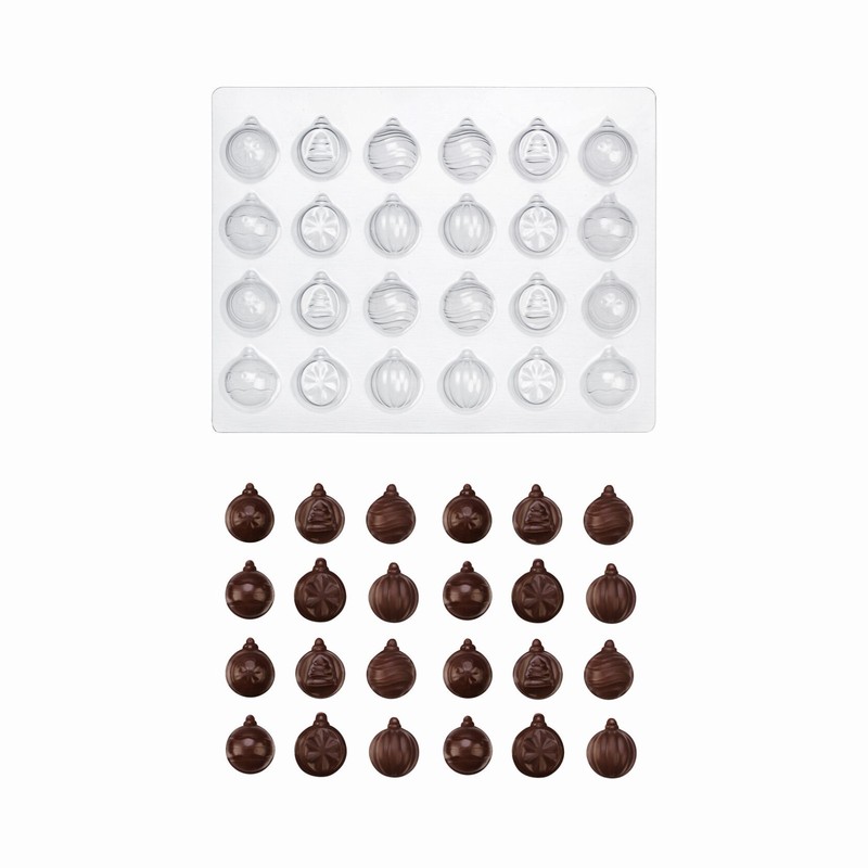 Mold for chocolate “Christmas toys mini” plastic mold for confectioners