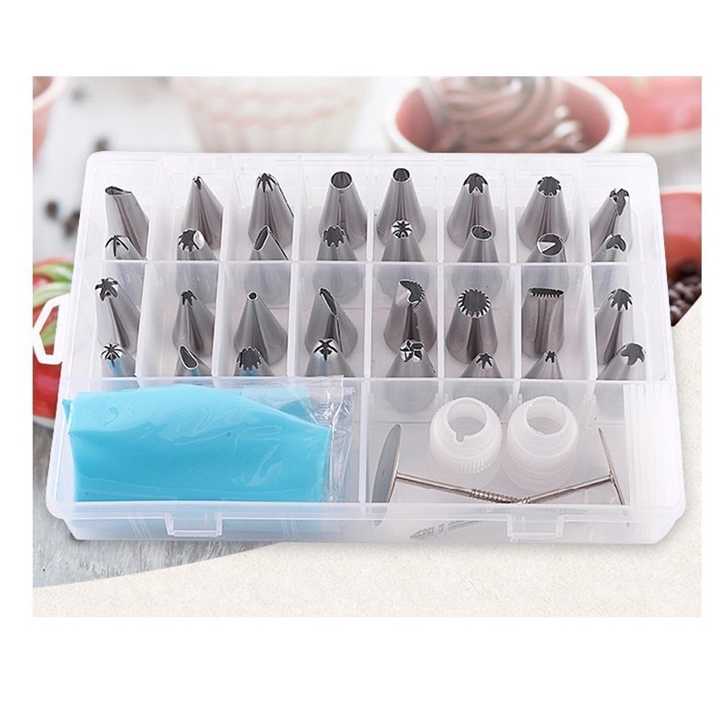39PCS Piping Bags and Tips Set with Storage Case, Icing Tips, Large Piping No... gallery