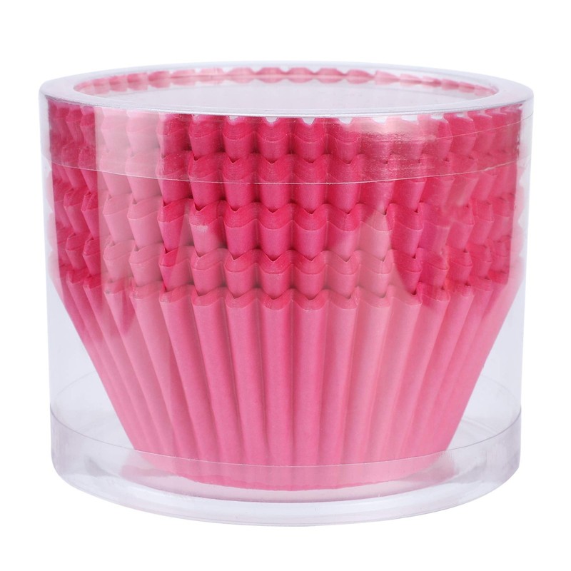 100 PCS Pink Paper Cupcake Liners Wrappers Nonstick Muffin Baking Cups gallery