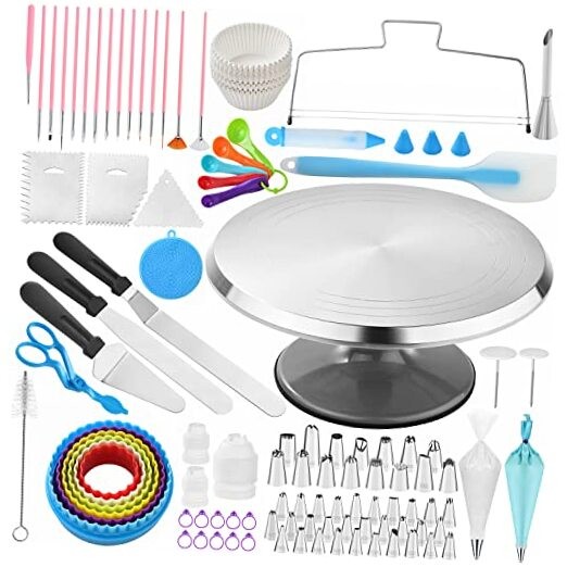Cake Decoration Supplies, Baking Accessories Tools 300 PCS Cake Decorating Kit