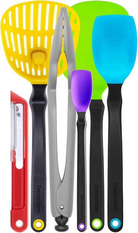 Drefarm Ultimate Set of The Silicone & Nylon Non-Sti-Safe Kitchen