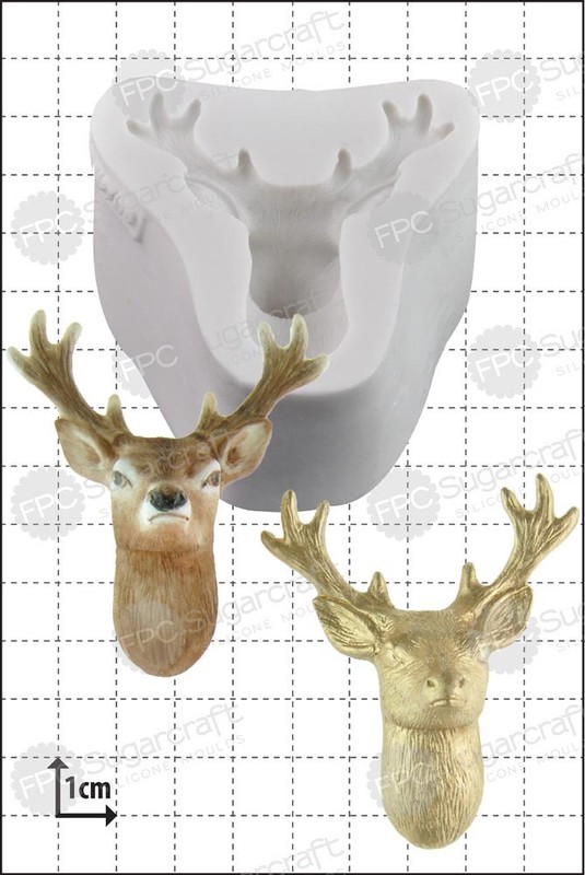 Silicone mould Stag’s Head Food Use FPC Sugarcraft