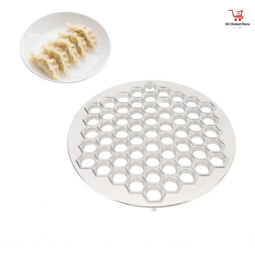 NEW Russian Pelmeni Maker 61 Holes Aluminum Dumpling Ravioli Metal Mold
